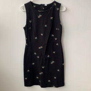 Black Floral Print Old Navy Dress